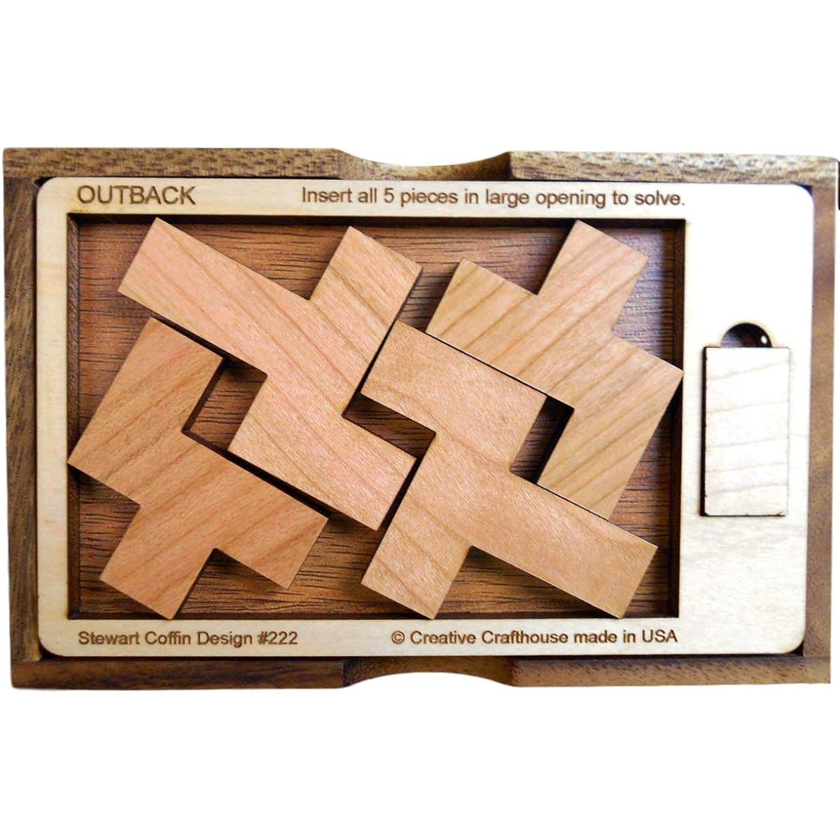 Outback Puzzle – Stewart Coffin Design #222 – Very Difficult