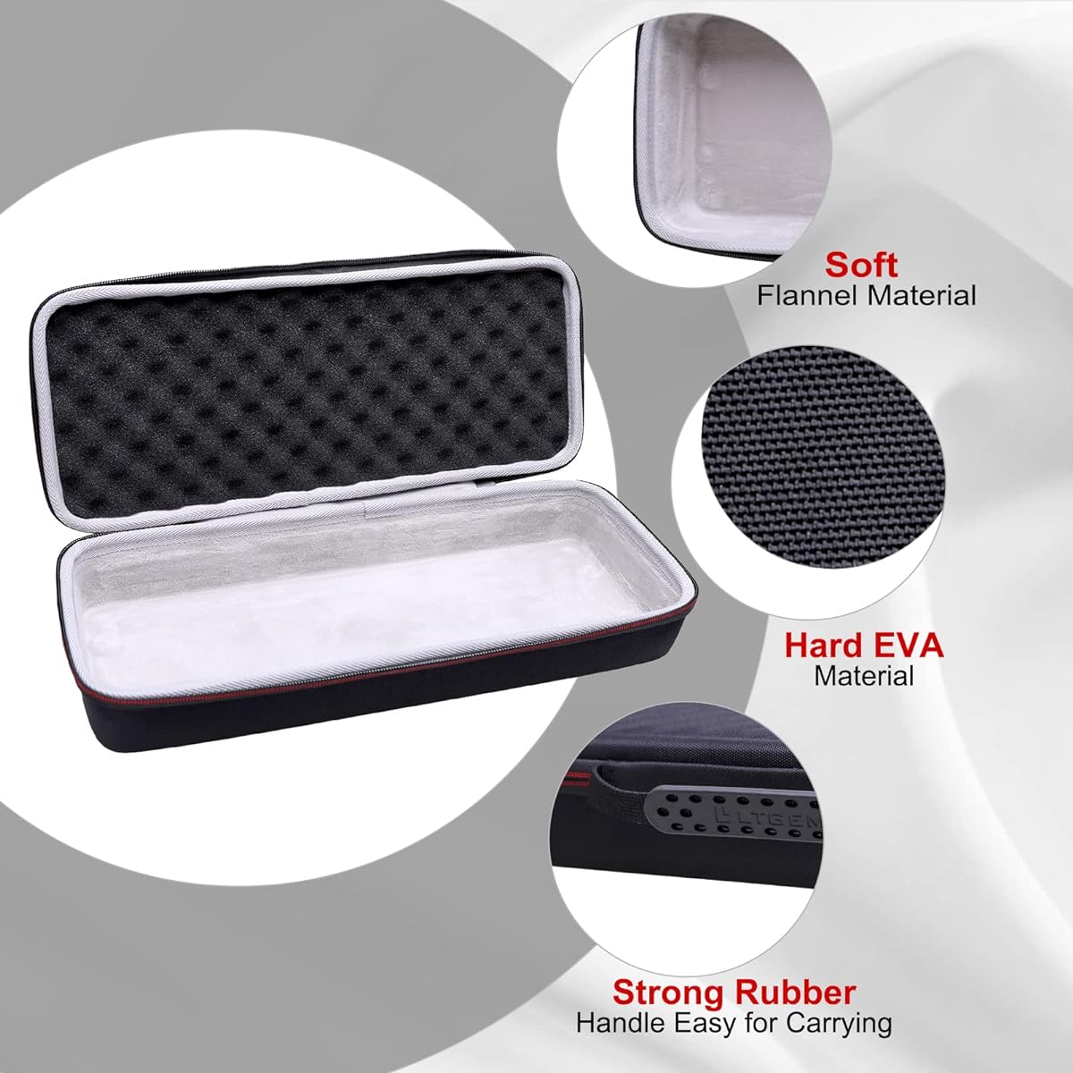 LTGEM EVA Hard Case for Hercules DJ Control Mix - Travel Protective Carry Storage Bag