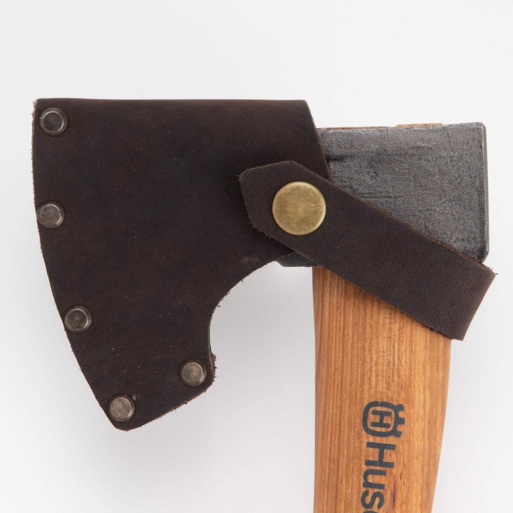 Husqvarna Zenoah Hiking Hatchet Made in Sweden 599673501 with Cover Compact Outdoor Suitable Length 25cm