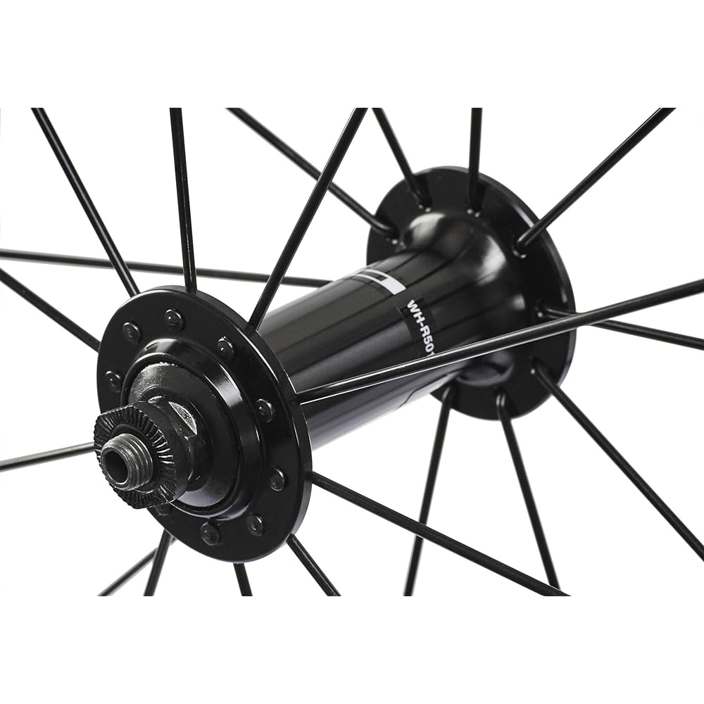 SHIMANO Wheel WH-R501 700c Clincher Round Spoke Specification Rim Brake Black