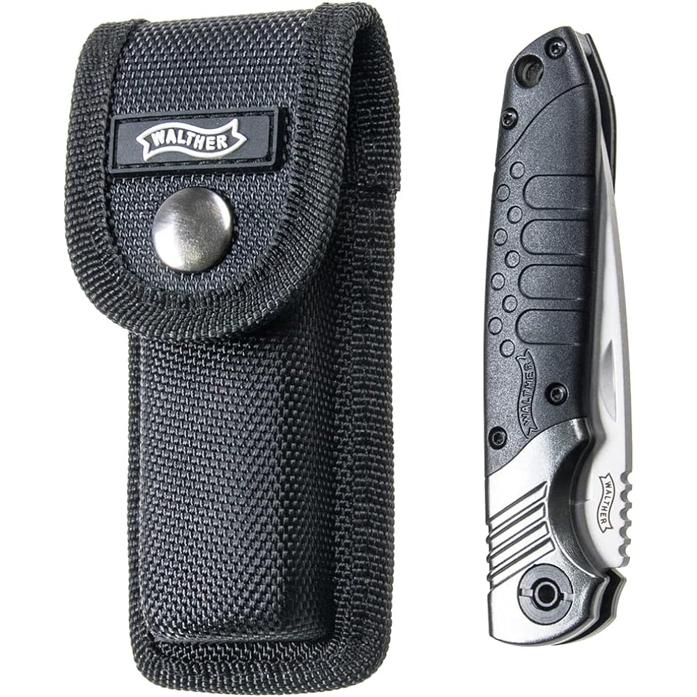 [Domestic authorized distributor product] UMAREX WALTHER EVERY DAY KNIFE EDK Walther folding knife camping outdoor UMA50775 black small