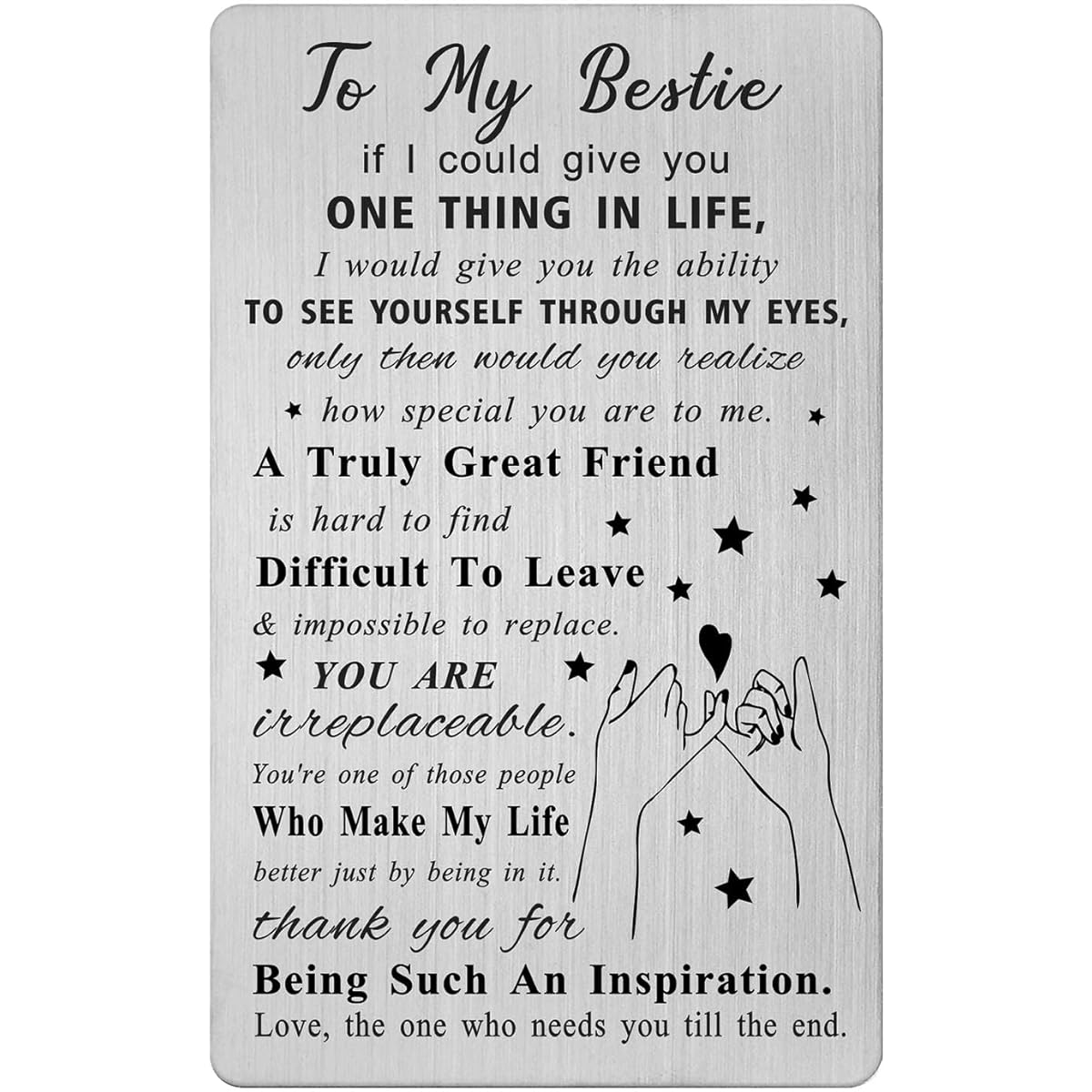 Gezxin Best Friend Cards for Women, Friendship Birthday Cards, Best Friend Gifts for Teen Girls, Long Distance Friendship Christmas Xmas Valentine's Mother's Day Presents