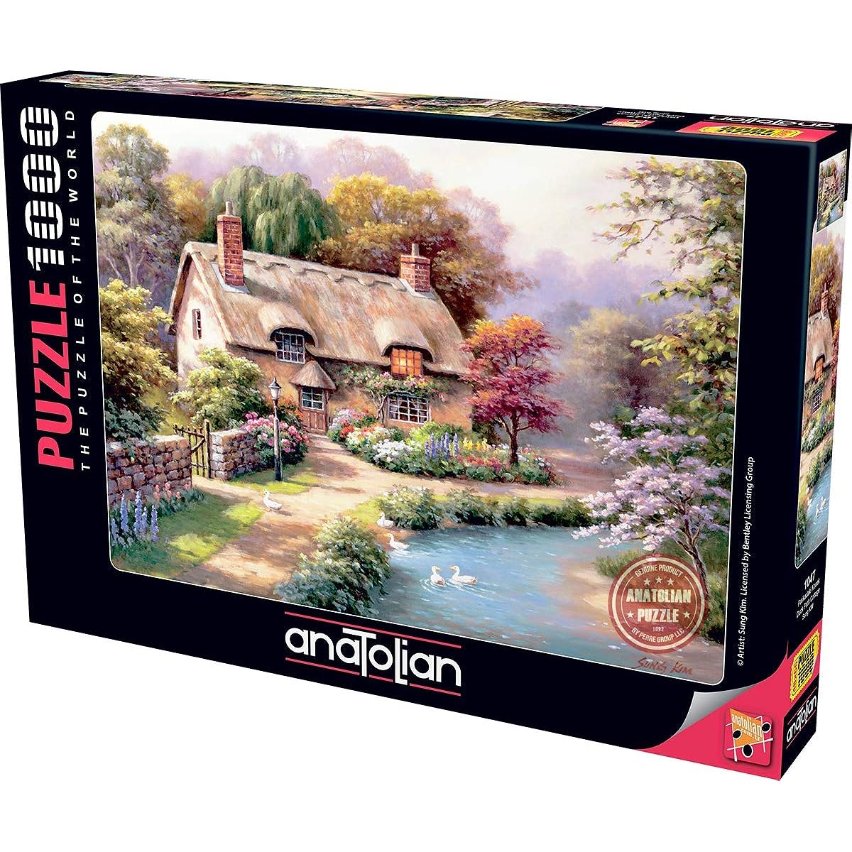 Anatolian Puzzle: 1000 Duck Path Cottage, Brown/a