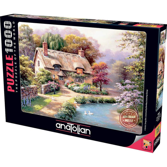 Anatolian Puzzle: 1000 Duck Path Cottage, Brown/a