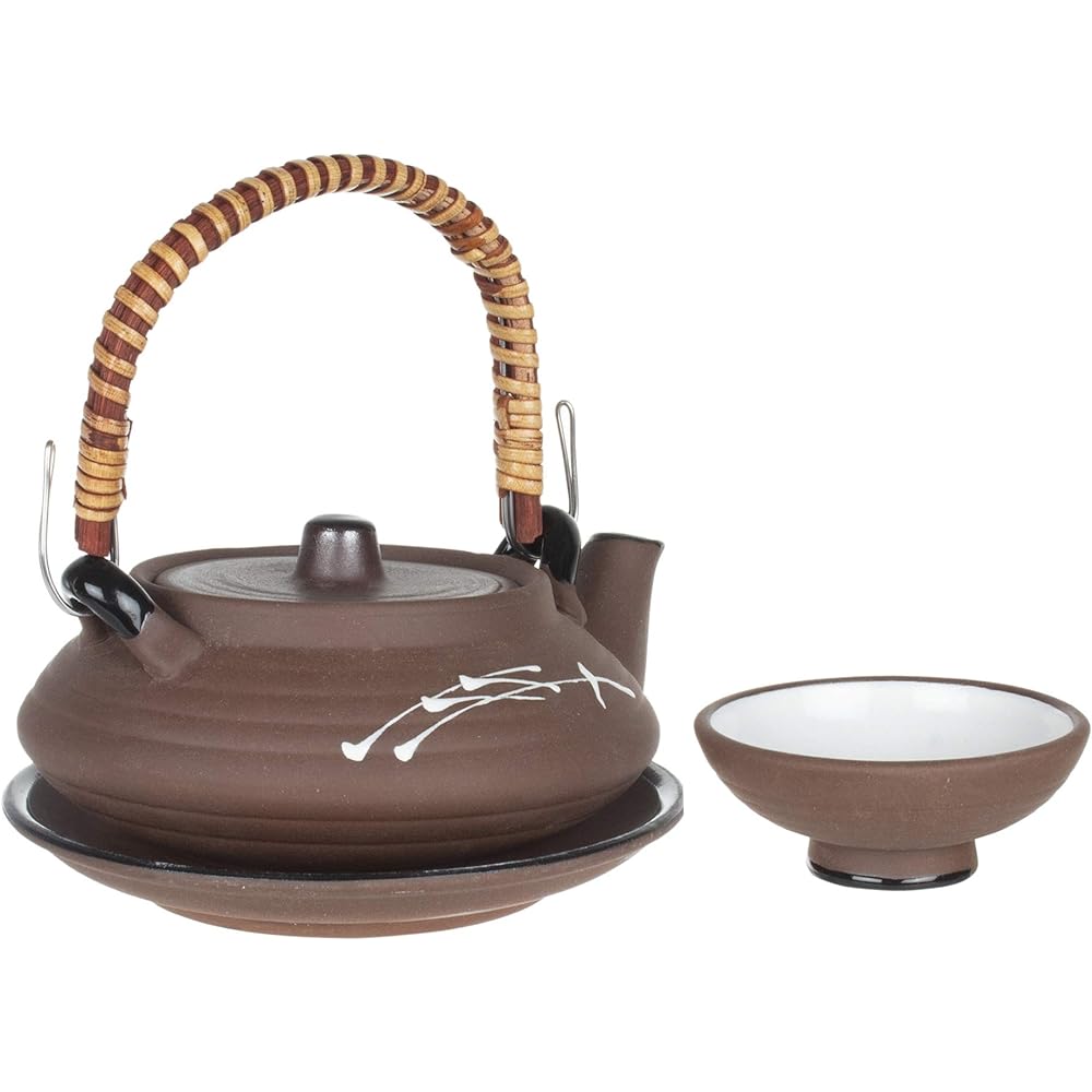 Set of 5 Flat Matsuba Dobin Mushi [200cc] [Dobin Steam] [Restaurant, Inn, Japanese Tableware, Restaurant, Commercial Use]