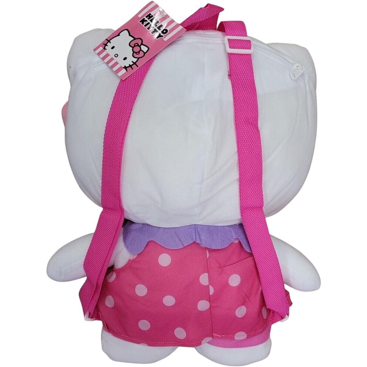 Fast Forward Hello Kitty Plush Backpack with Dress and Dots