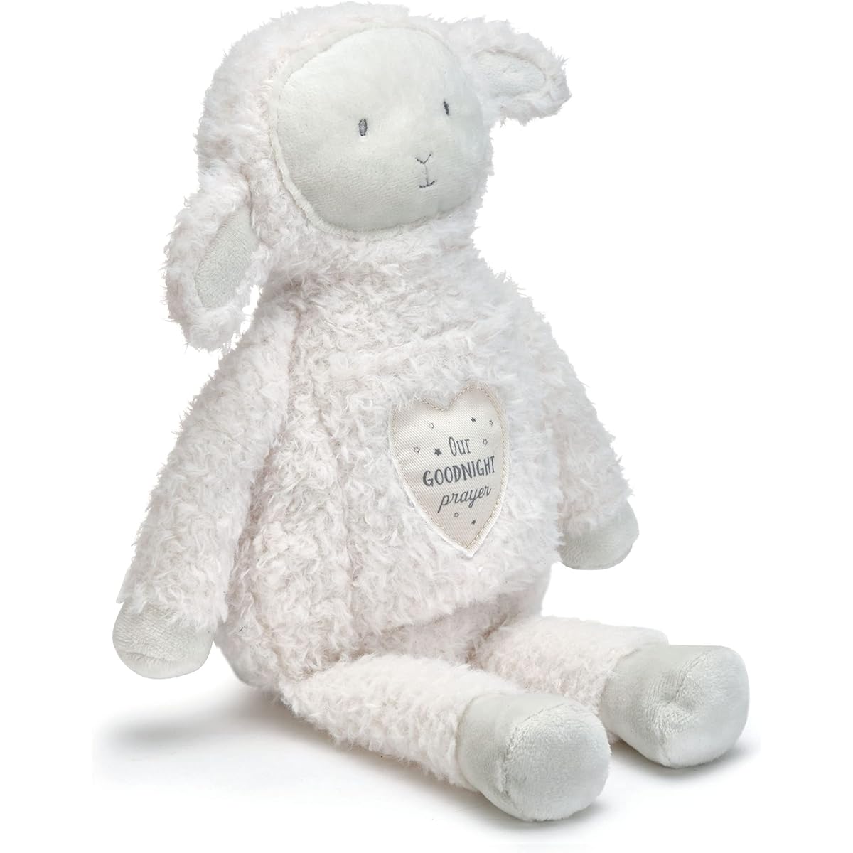 Good Night Prayer Lamb Fuzzy White 11" Plush Figure