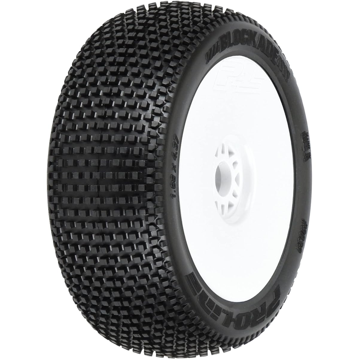 Pro-line Racing Blockade S3 18 Buggy MTD V2 White Wheels F/R PRO9039233
