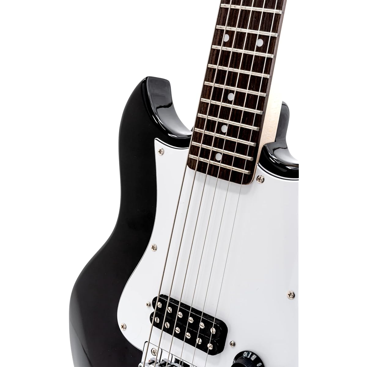 VOX mini guitar SDC-1 mini BK black short scale regular tuning compatible ideal for women and children with small hands carry bag included