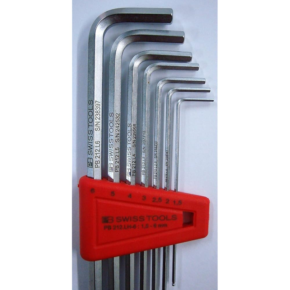 PB long hex wrench set with ball 212LH-6