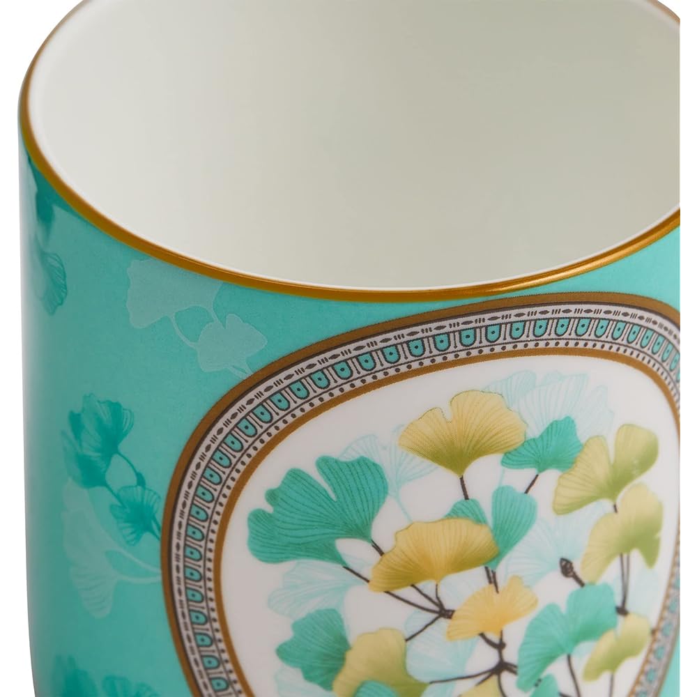[Regular Imported Product] Wedgwood Wanderlust Mug Tokyo Mug Ginkgo Emerald Green 350ml Wedding Gift Present 1064095