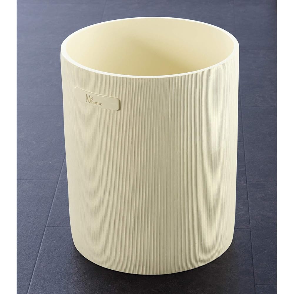 Senko M+home Laurea Dust Box Ivory Approx. Diameter 24 x H29.5cm 86234