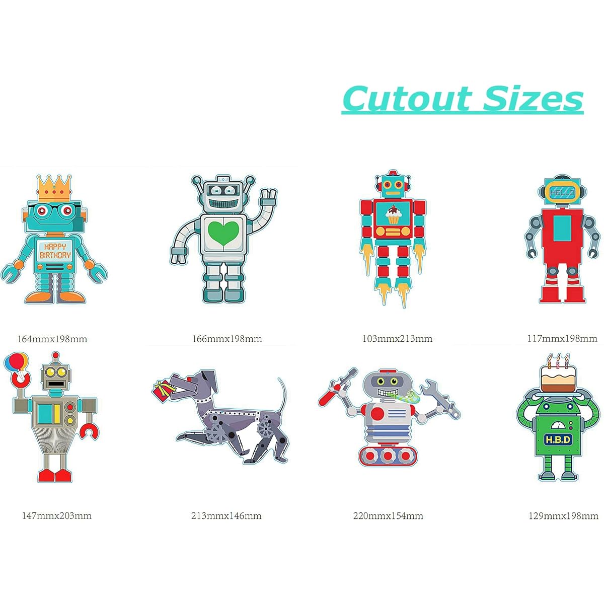 Fun Robot Theme Hanging Vortex Birthday Party Decorations Happy Birthday Gear Up Robot Ceiling Vortex Robot Party Streamer for Tech Enthusiasts Kids Birthday Baby Shower Party Supplies