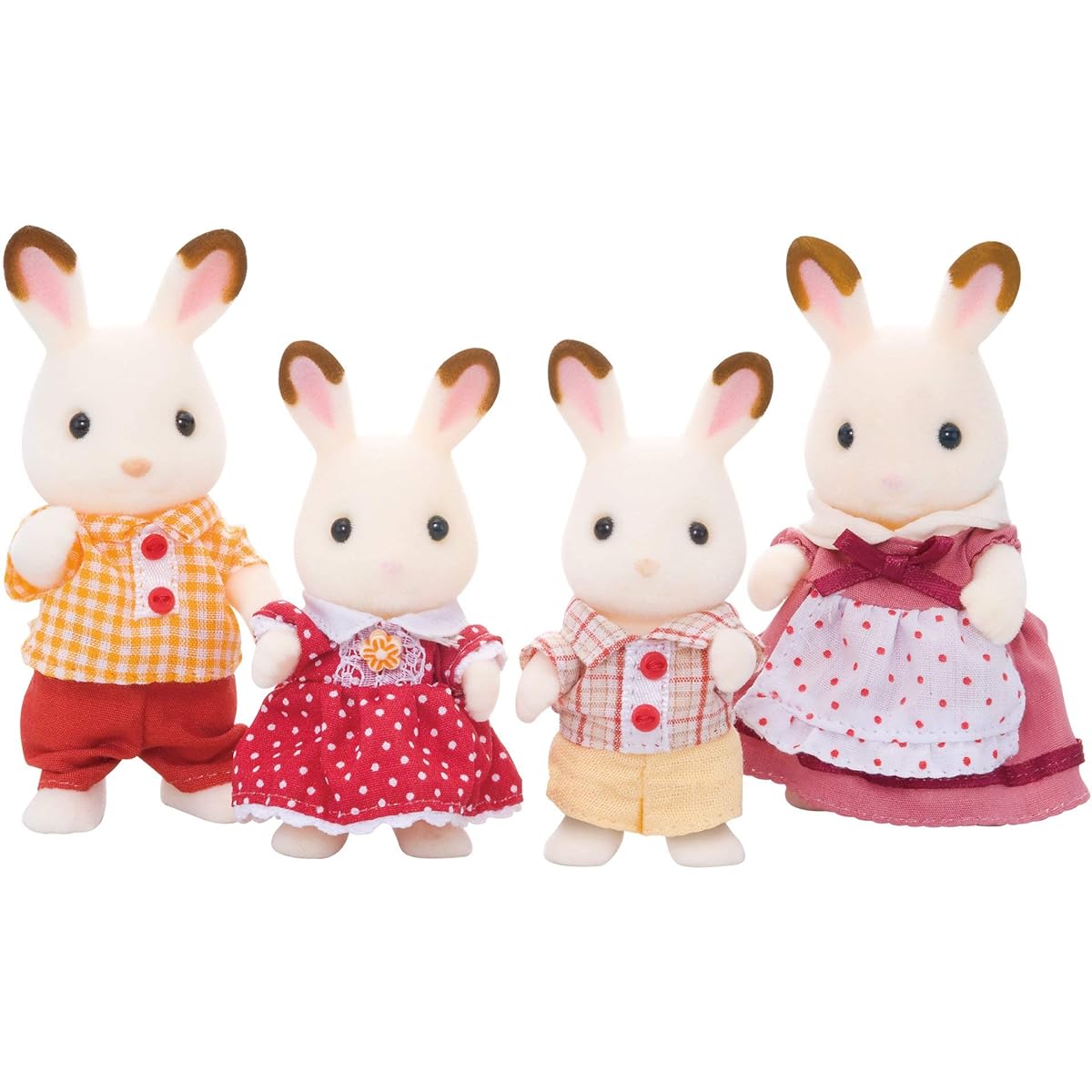 Sylvanian Families Doll [Chocolate Rabbit Family] FS-16 ST Mark Certified Ages 3 and up Toy Dollhouse Sylvanian Families Epoch EPOCH