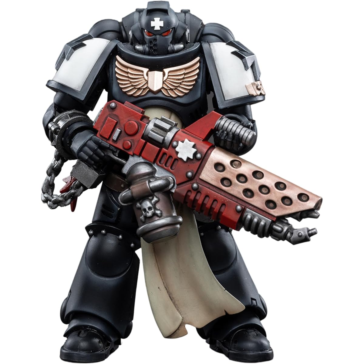 JOYTOY 1/18 Warhammer 40,000 Action Figure Pre-Order Black Templar Primalis Brothers Raymont Collection Model (4.8 inches)