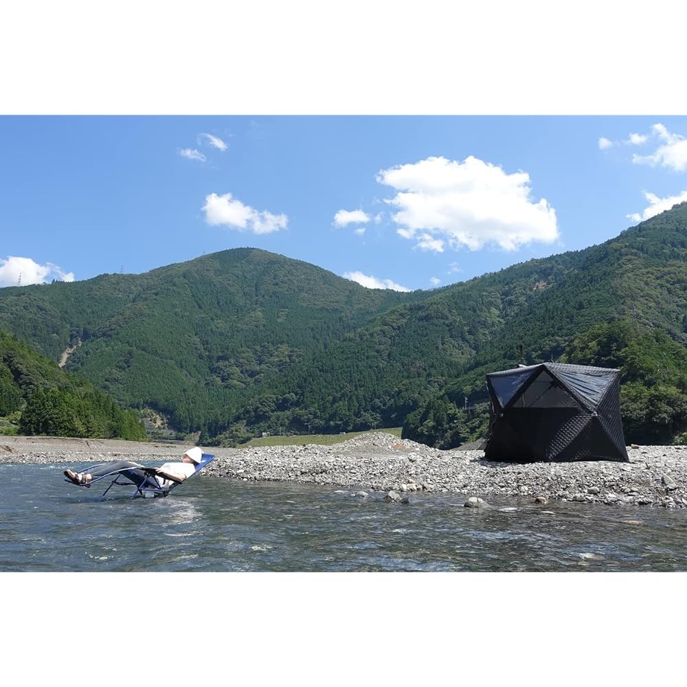 pastoral nomad Tent Sauna Sauna Tent Y220*D220*H200cm Sauna Home Sauna Panoramic View Tent Kids Space Disaster Prevention Tent Disaster Tent (Black)