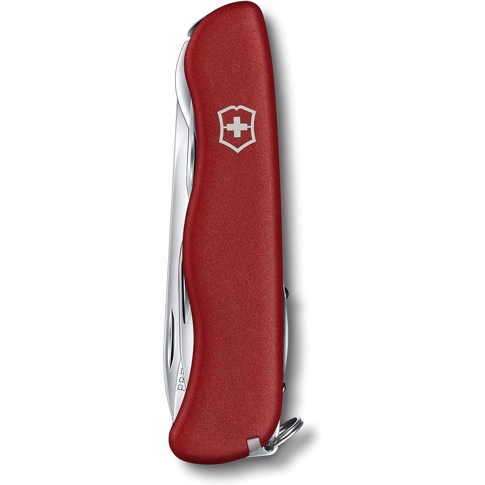 VICTORINOX Picnicker Swiss Army Knife Multifunctional Knife Disaster Prevention Goods Mountain Climbing Hiking Camping Scissors with Saw Swiss Made Multi-Tool with 11 Functions Small Compact Jutoku Knife [Domestic Genuine Product]