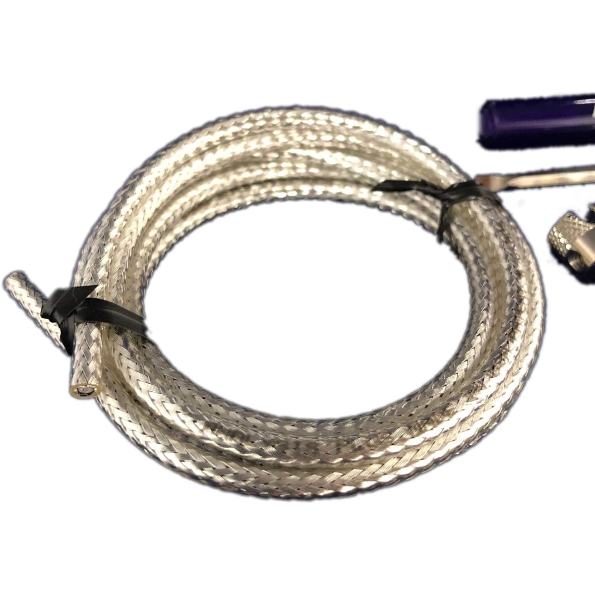 ANALYSIS PLUS No Solder Required TS Connector Patch Cable Kit 5 Cable Set Silver Oval Thin Kit 10C