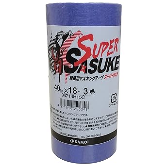 Kamoi SUPER SASUKE for construction 24mmX18M 50 rolls