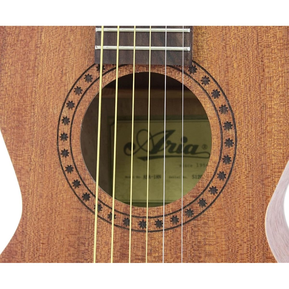 [With genuine clip tuner ACT-03] ARIA ASA-18 Parlor type mini guitar, 580mm scale