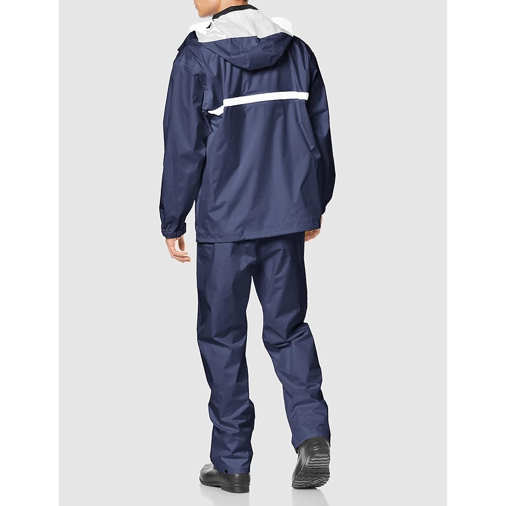 [Kajimake] Work rain suit, top and bottom set, fully lined mesh, Takumi rain suit