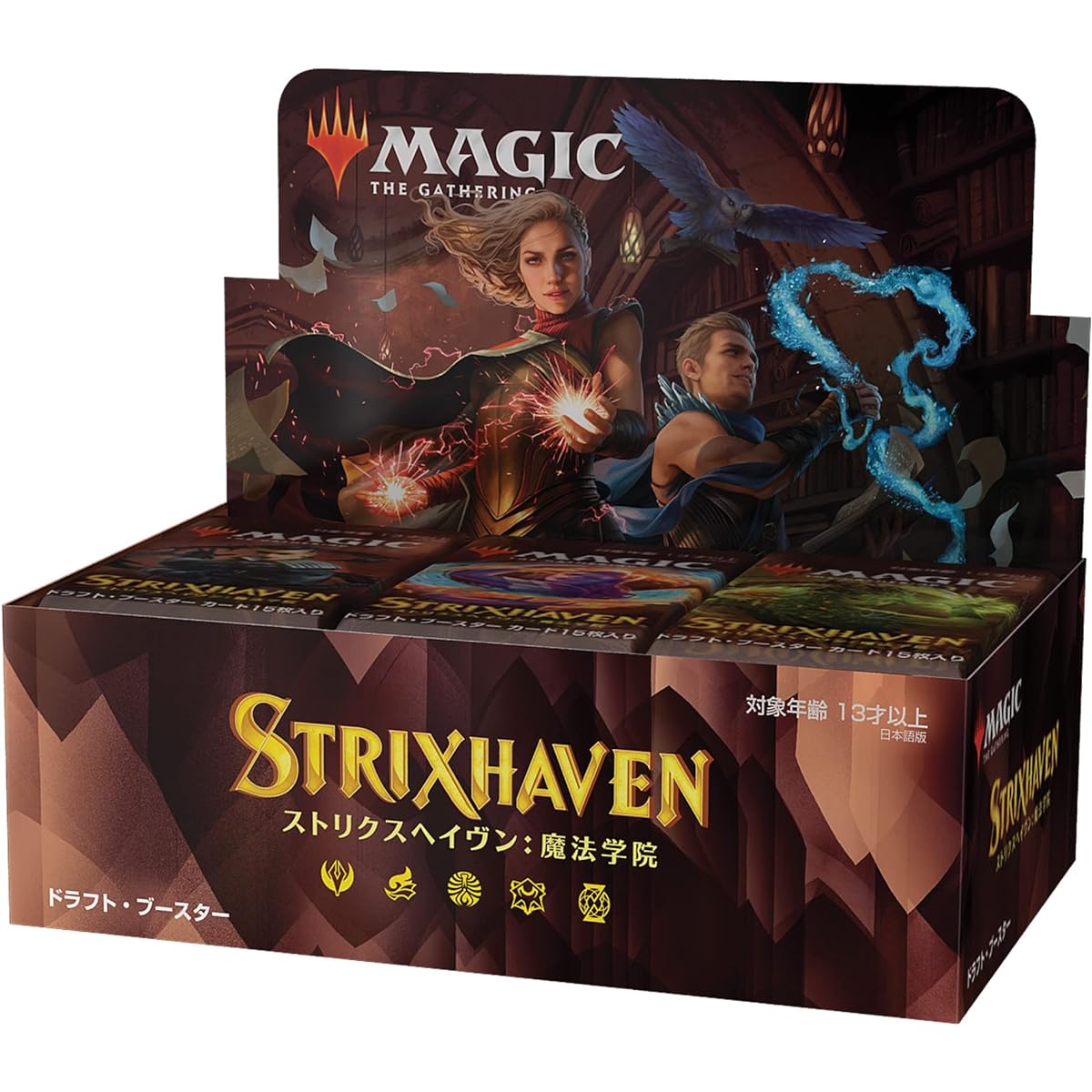 Magic: The Gathering Strixhaven: Magic Academy Draft Booster Japanese Edition BOX MTG Trading Card Wizards of the Coast
