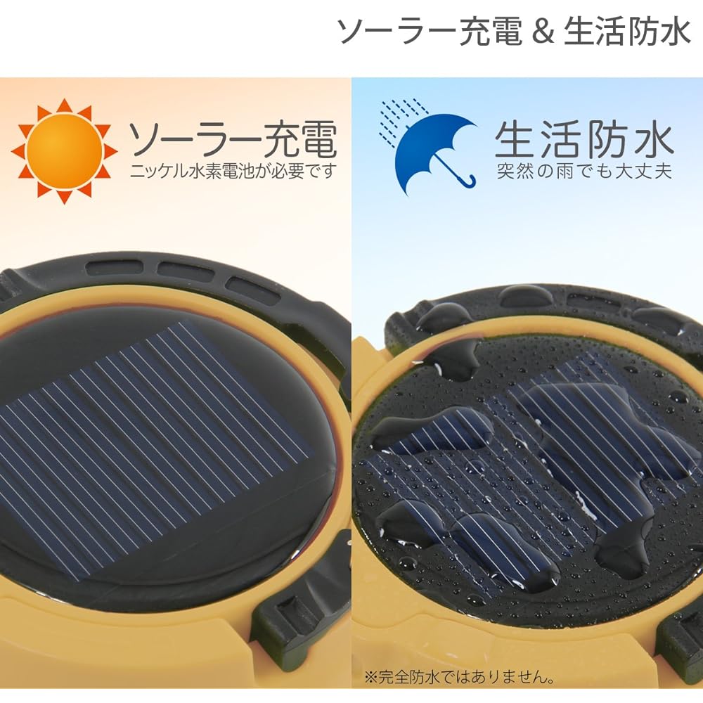 DOD LED Solar Pop-up Lantern USB Charging (Batteries Sold Separately) Continuous Lighting 80 Hours 200 Lumens
