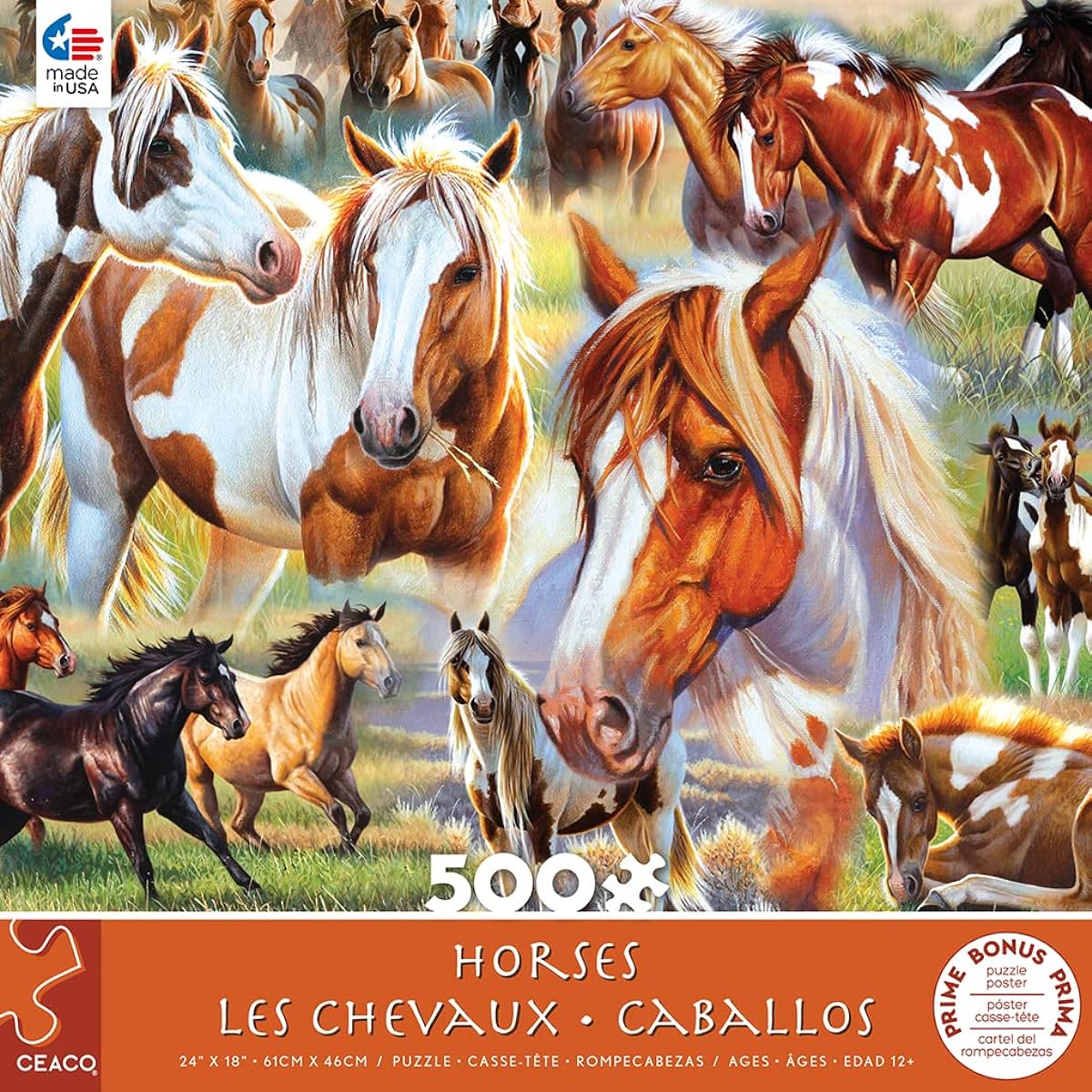 Ceaco - Horses - Horse Collage - 500 Piece Jigsaw Puzzle