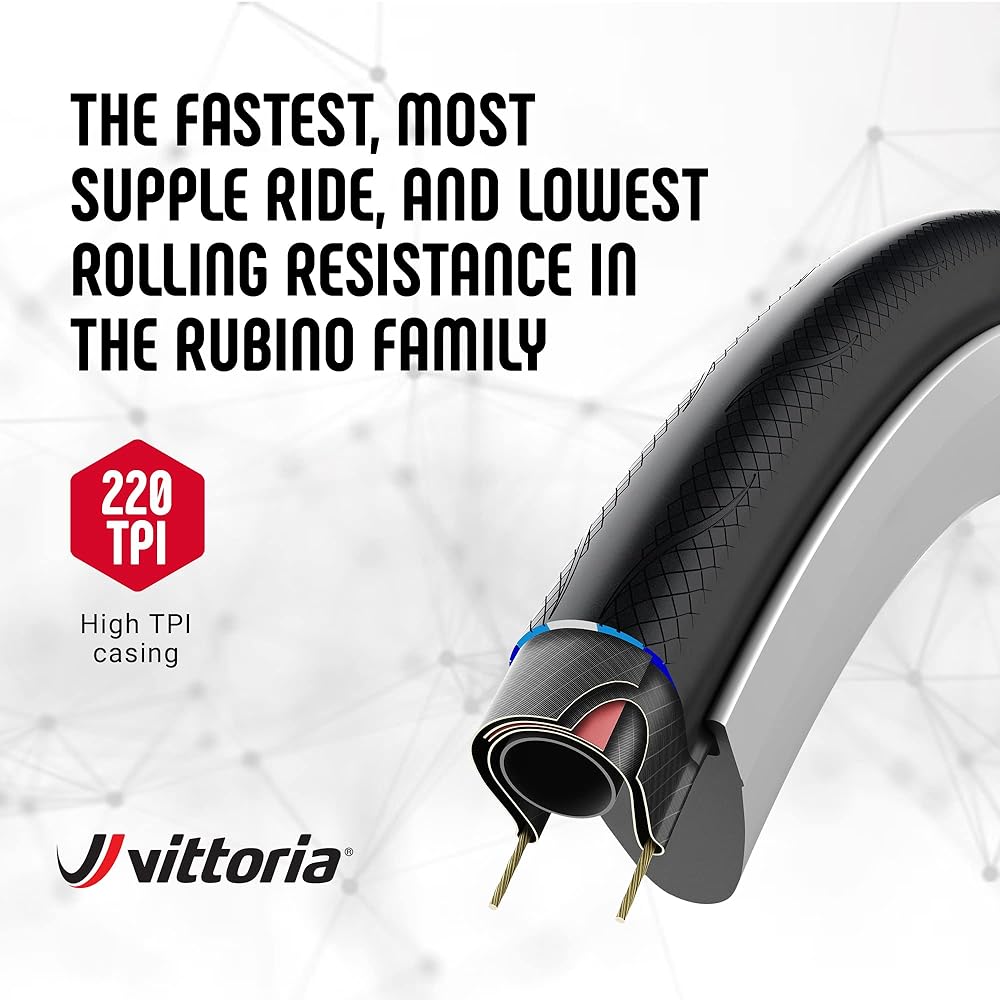 Vittoria Rubino Pro Speed G2.0 Clincher [Rubino Pro Speed G2.0 (FOLD)] All Black [Casing: Nylon 220TPI]
