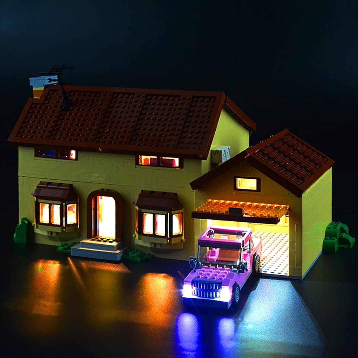 LED Kit for ASTEM Lego The Simpsons House Exclusively, 71006 (Lights Only, Lego Set Not Included).