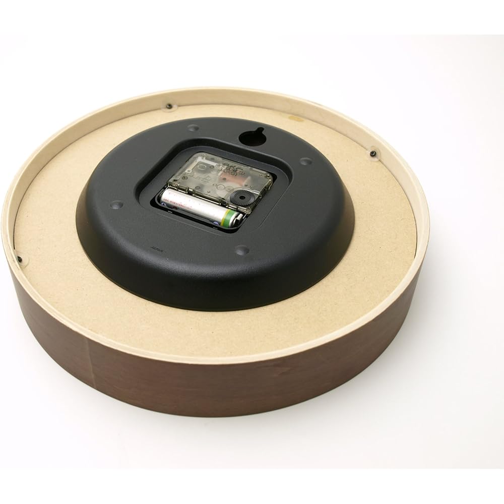 Lemnos Wall Clock Analog Thomson Natural Wood Brown THOMSON Brown LC10-26 BW
