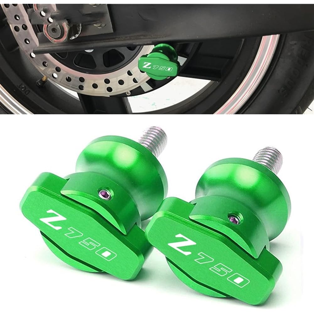 Uminino Motorcycle Swing Arm Spool Rear Stand Screw Slider CNC Aluminum Accessories M10 Fits Kawasaki Z750 Z 750 2003-2012 Swing Arm Slider Spool (Size : 10M Red)
