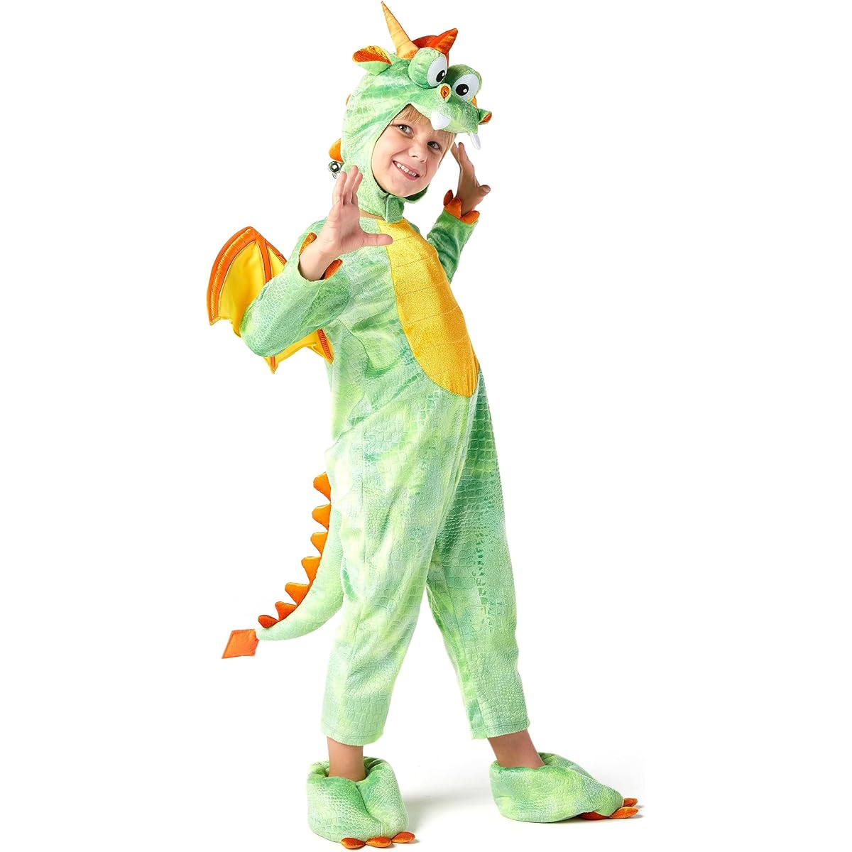 Spooktacular Creations Deluxe Dragon Costume Set with Toys for Role Play