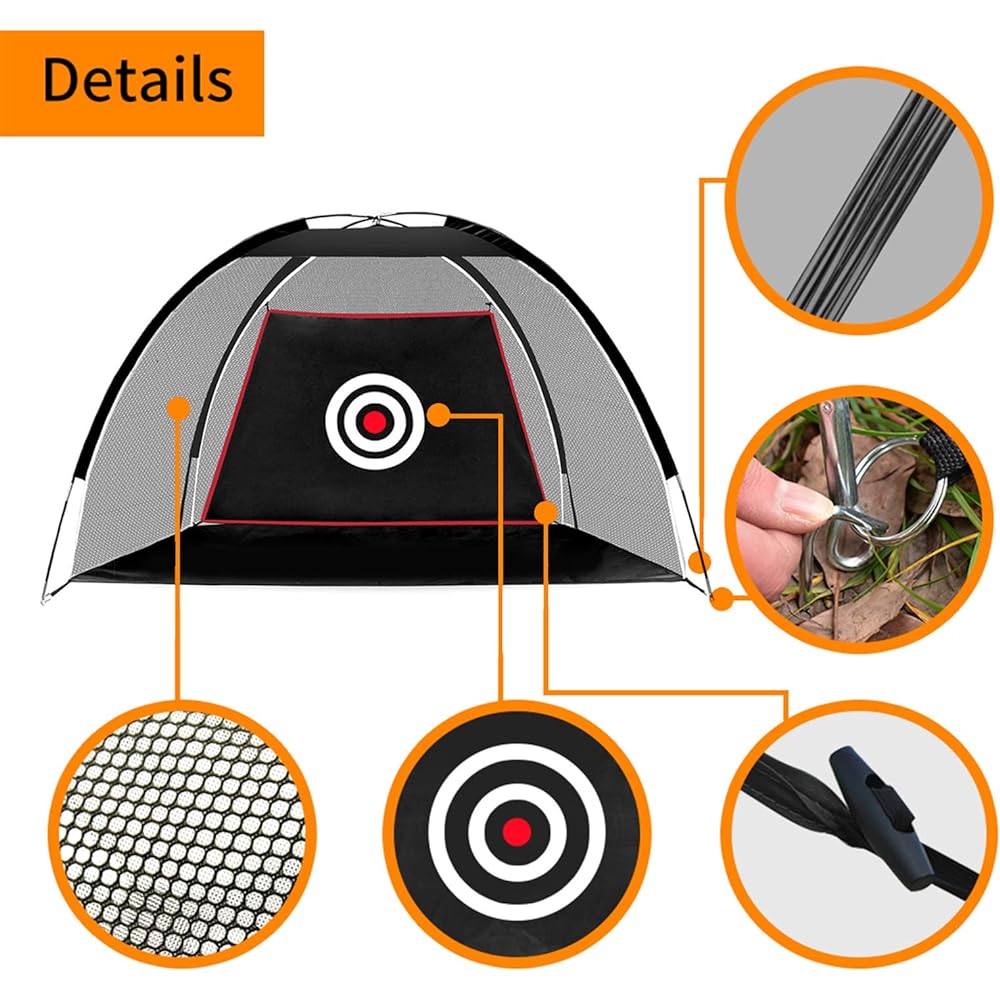 Voodans Golf Net Golf Practice Net Golf Style 2M Large Golf Swing Practice Net