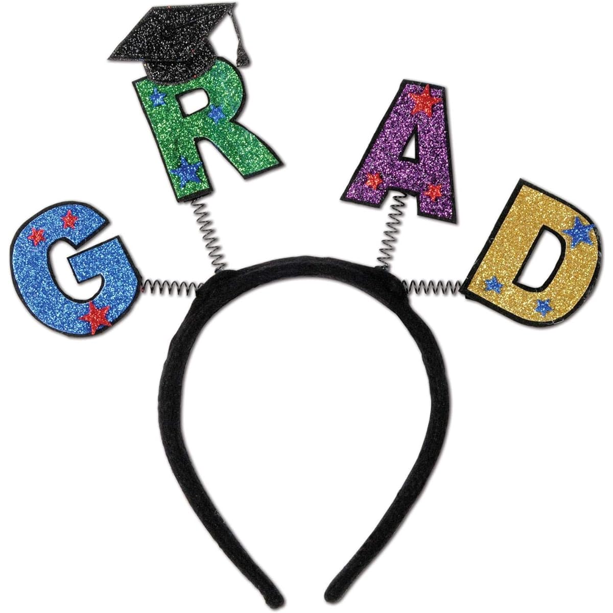 Beistle Glittered Graduate Boppers Toy [Parallel Import]