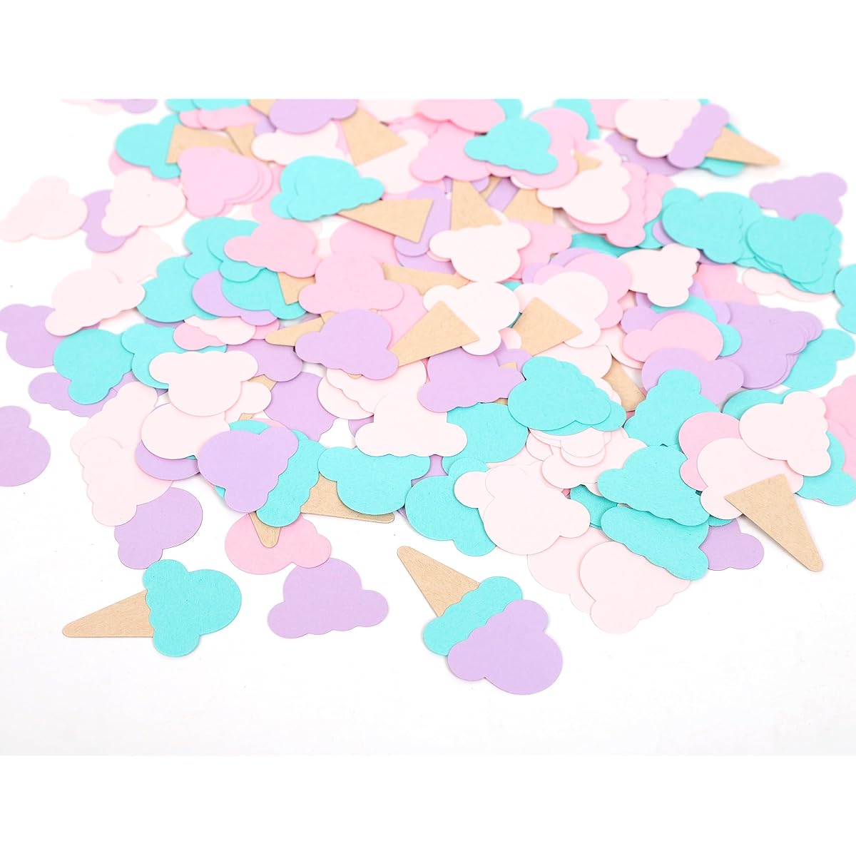 Ice Cream 1st Birthday Confetti - Ice Cream Birthday Decorations, Ice Cream Party Supplies, Ice Cream Birthday Party Confetti Ice Cream Party
