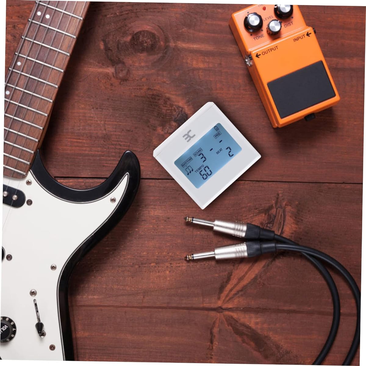 VICASKY Set of 4 Rhythms Ukulele Accessories Guitar Tuner Digital Guitar Metronome Violin Tuner Piano Accessories Piano Metronome Digital Metronome Beats