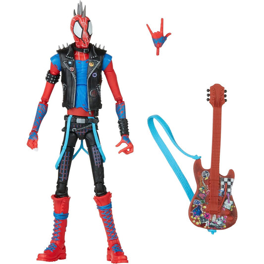 Spider-Man Marvel Legends Series Spider-Verse Spider-Punk 6-Inch Action Figure Toy with 1 Accessory