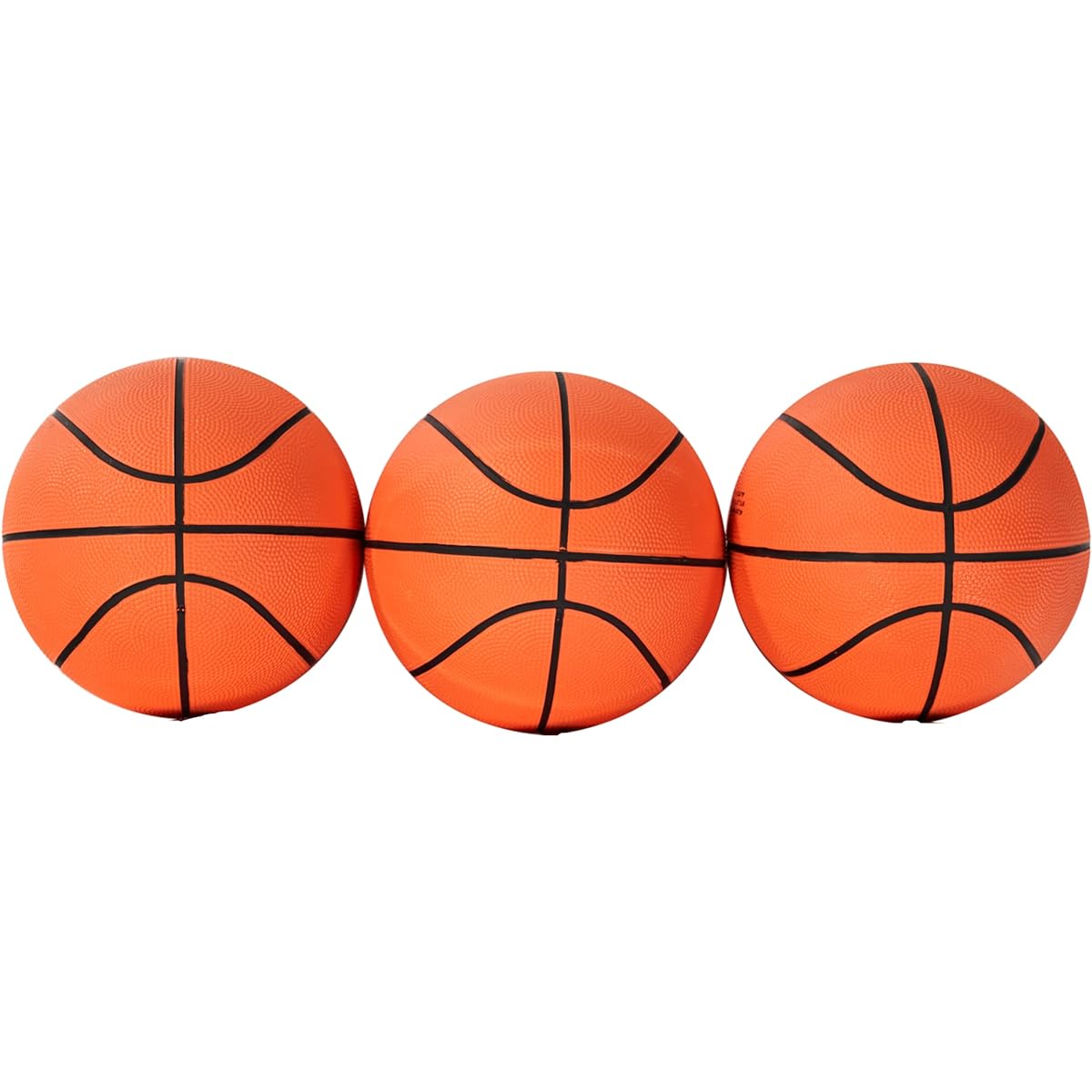 Hall of Games Arcade Basketball Replacement 7" Rubber Basketball Orange (3 Pack) (BG800Y21010)