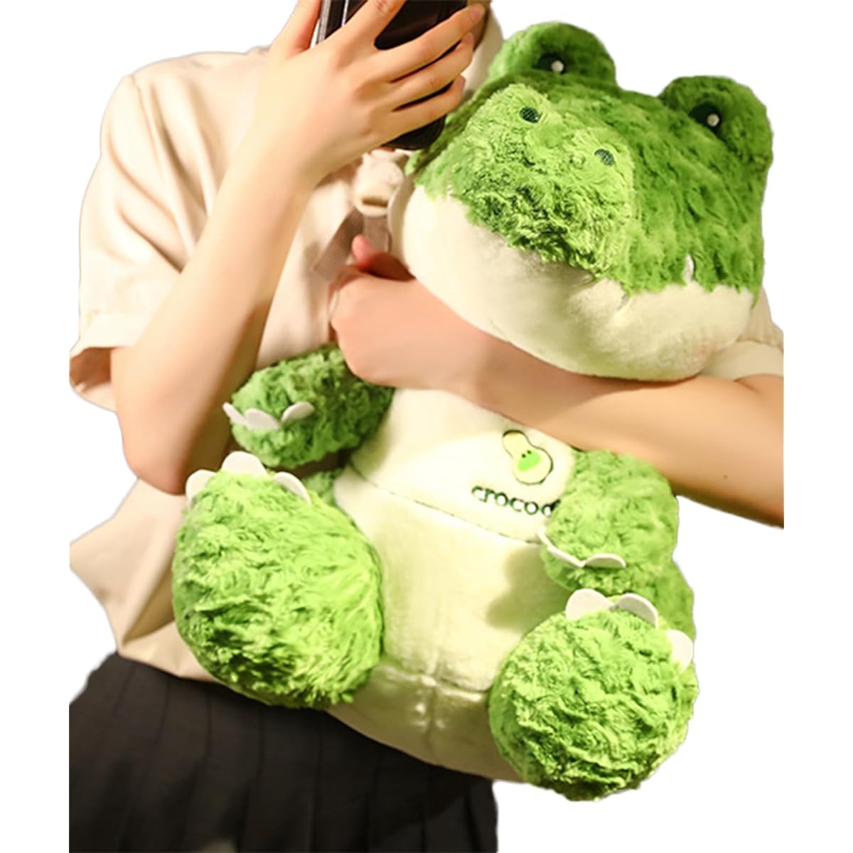 Cute Soft Crocodile Stuffed Animal Crocodile Stuffed Animal Crocodile Stuffed Animal Throw Pillow Crocodile Stuffed Animal Hugly Crocodile Doll Gift for Kids and Lovers Birthday Valentine Christmas (18 Inch)