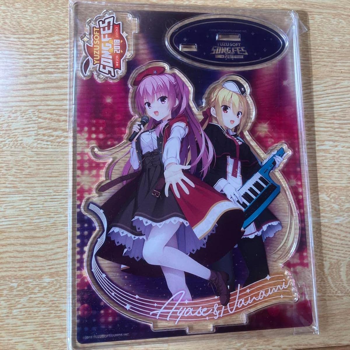 Ayase Sanji and Nanami Arihara Acrylic Stand RIDDLE JOKER Yuzu Soft