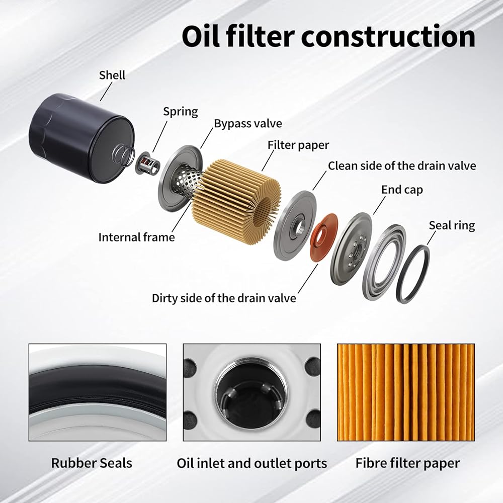 Motorcycle Oil Filter Motor Parts YAMAHA YFM700 F GRIZZLY 700 FI AUTO 4X4 2007-2015 RHINO 700 FI YXR700 2008-2013/YFM350 GRIZZLY 350 AUTO 2X4 4x4 2007-2014.