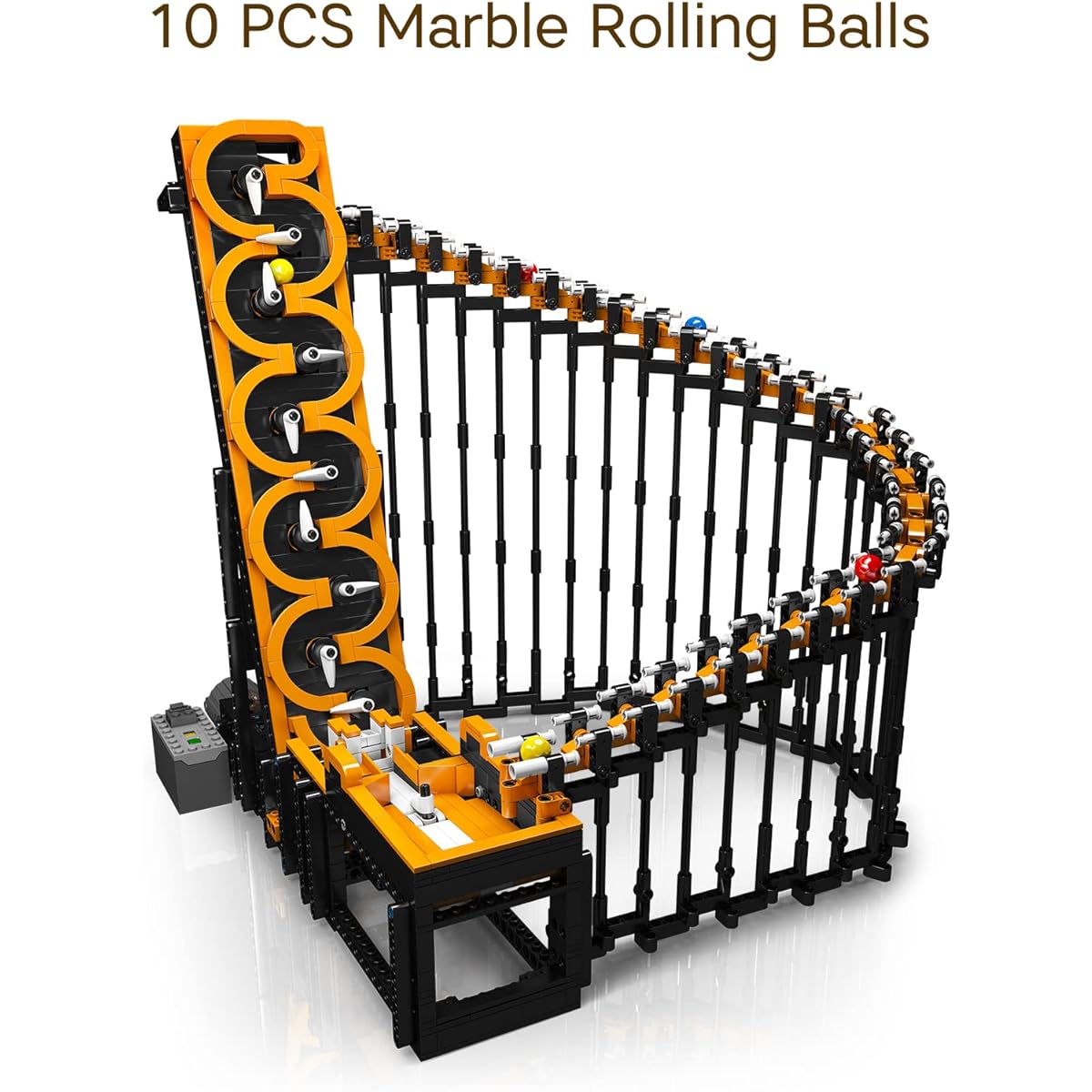 Mould King 26008 Great Ball Contraption Harp Truck Building Kit, XL Motorized Toy for Ages 8+, Gift for Adult Collection Enthusiasts (1508 Pieces)