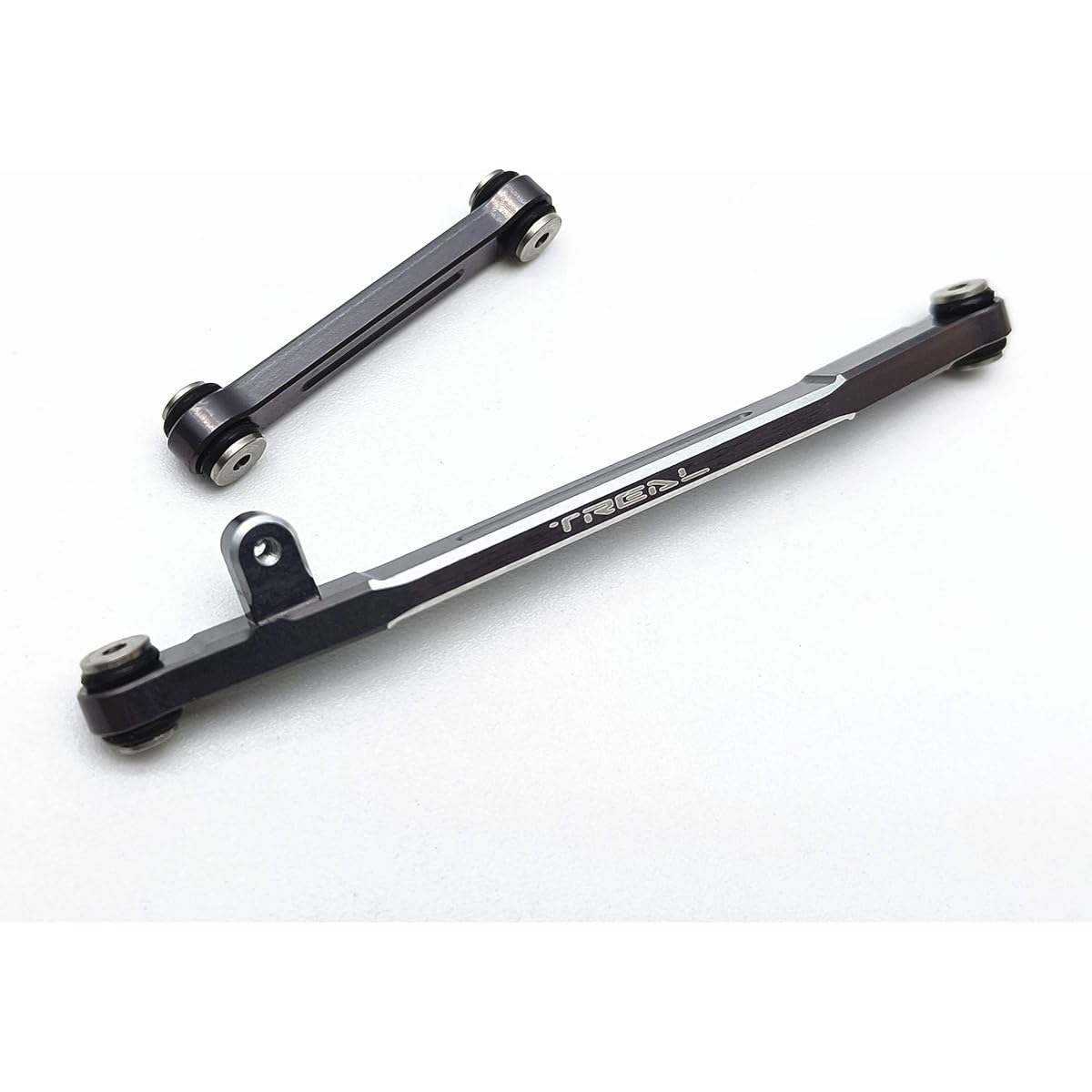 Treal Aluminum 7075 Steering Link Set for Axial SCX24 1/24 Scale V2, Gray