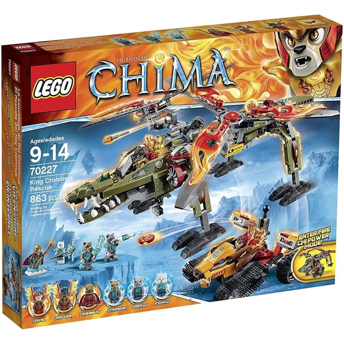 LEGO Legends of Chima 70227 King Crominus' Rescue Building Kit