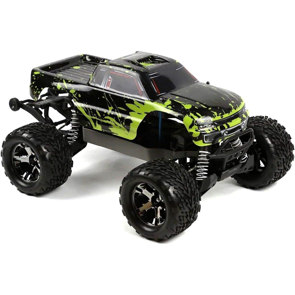 SummitLink Custom Body Muddy Green over Black for 1/10 Stampede 4x4 VXL 2WD Slayer RC Car or Truck (Truck Not Included) ST-BG-02