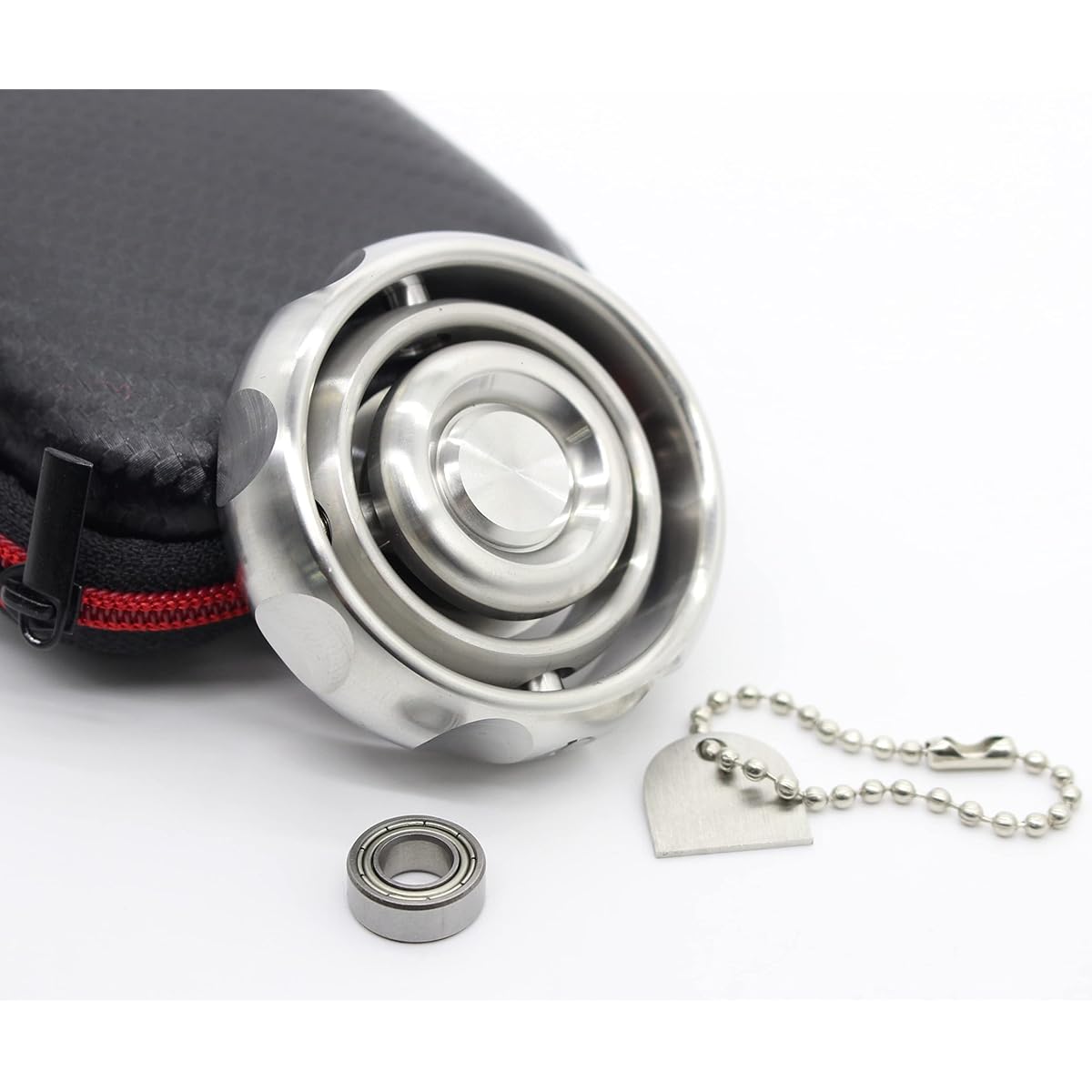 Stress Relief Toy Metal Gyro Fingertip Toy Rotating Balance Toy Alloy Material Precision Machining Process Can Be Disassembled and Assembled DIY