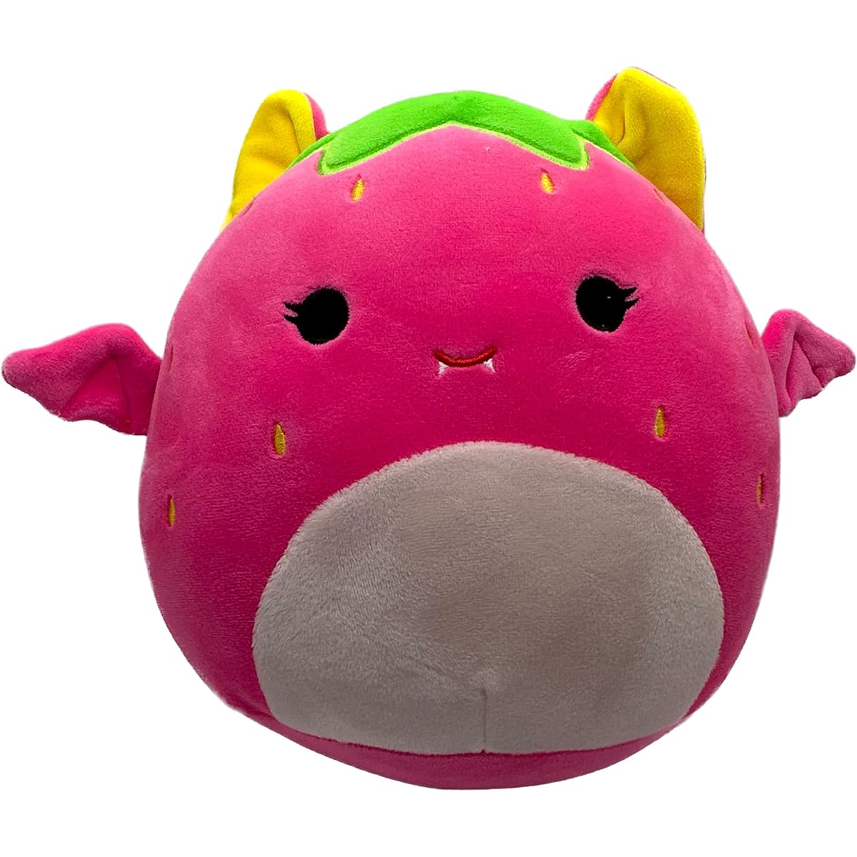 SQUISHMALLOWS Official KellyToy 8" Squishy Soft Plush Black Light Squad (Gwendolyn the Fruit Bat)