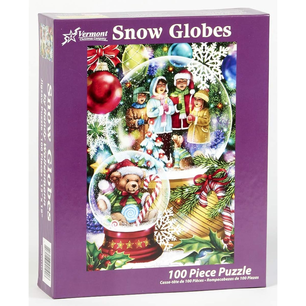 Snow globe kids jigsaw puzzle 100 pieces