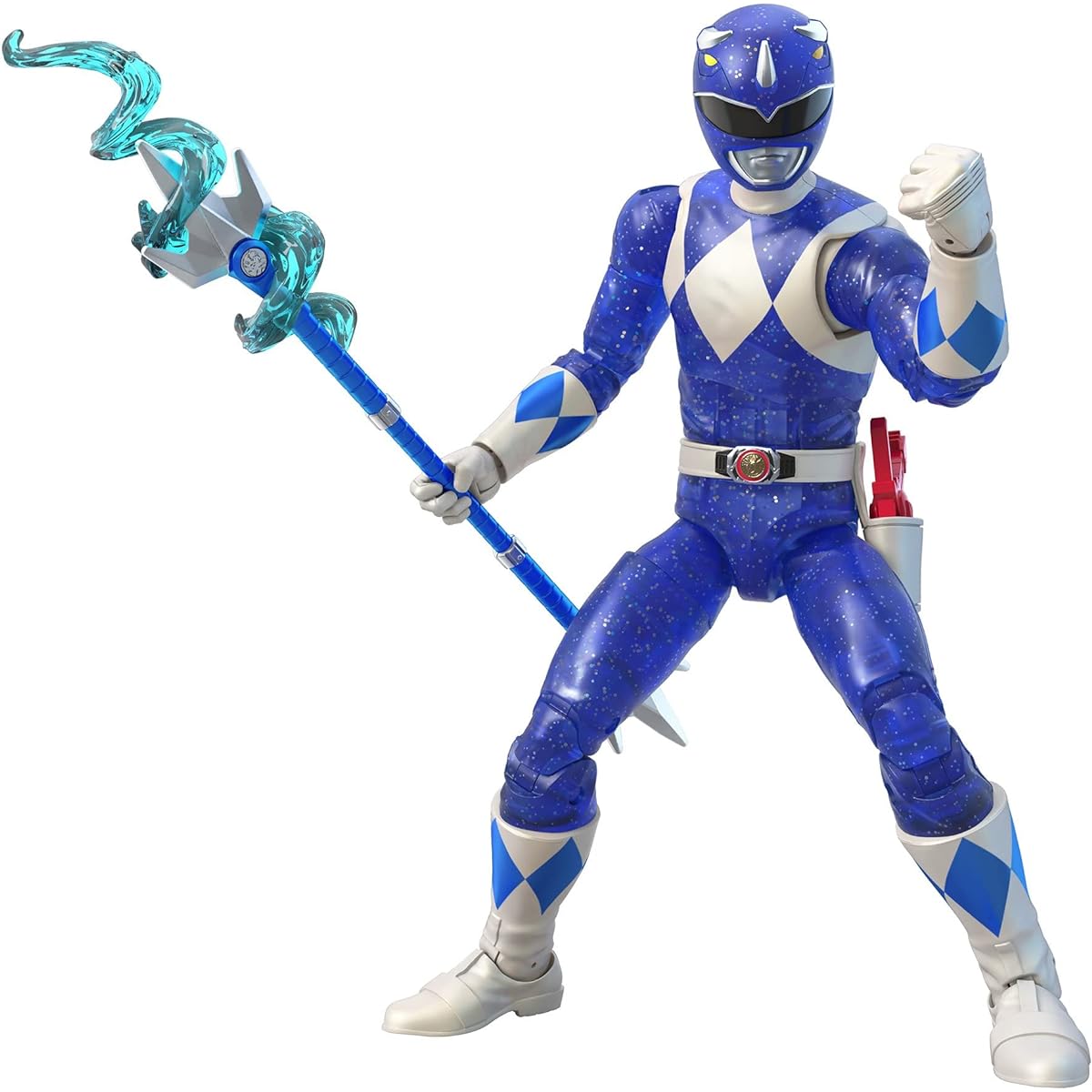 ning Collection Hasbro Pulse Exclusive 6-inch Action Figure "Mighty Morphin" Metallic Blue Ranger/POWER RANGERS 2021 LIGHTNING COLLECTION MIGHTY MORPHIN METALLIC BLUE RANGER Super Sentai Overseas Dinosaur Sentai Zyuranger Tricera Ranger [Parallel Import]